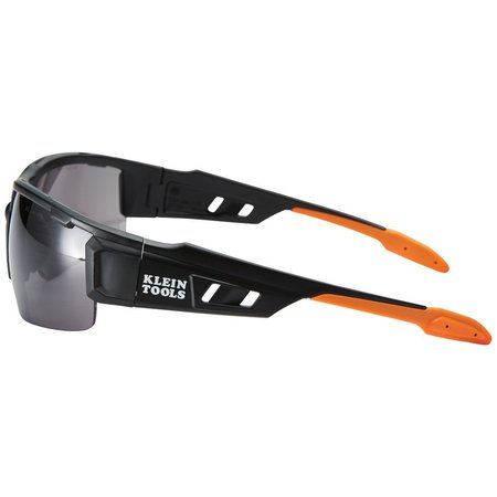 Klein Tools Safety Glasses, Semi-frame Gray 60162